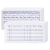 32 Pack Larger Lines Check Register, Checkbook Registers for Personal Checkbooks, Blank Ledger Transaction Registers for Personal or Business, Check Register Book Easy to Read, 24/25/26 Calendars