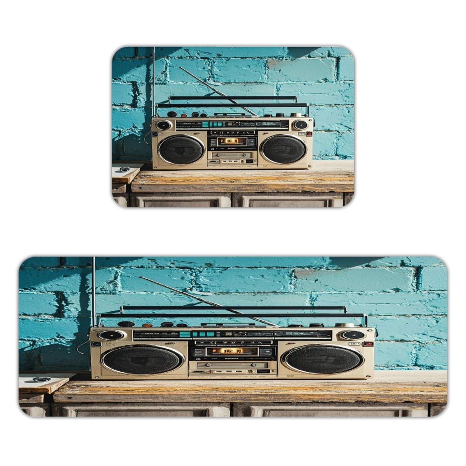 Tapetes de cocina impermeables y antideslizantes Boombox con acolchado antifatiga resistente