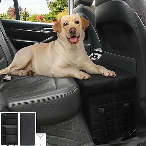 LIONROGE Extensor de asiento trasero de automóvil para perros grandes de hasta 200 libras, extensor de asiento trasero y delantero con