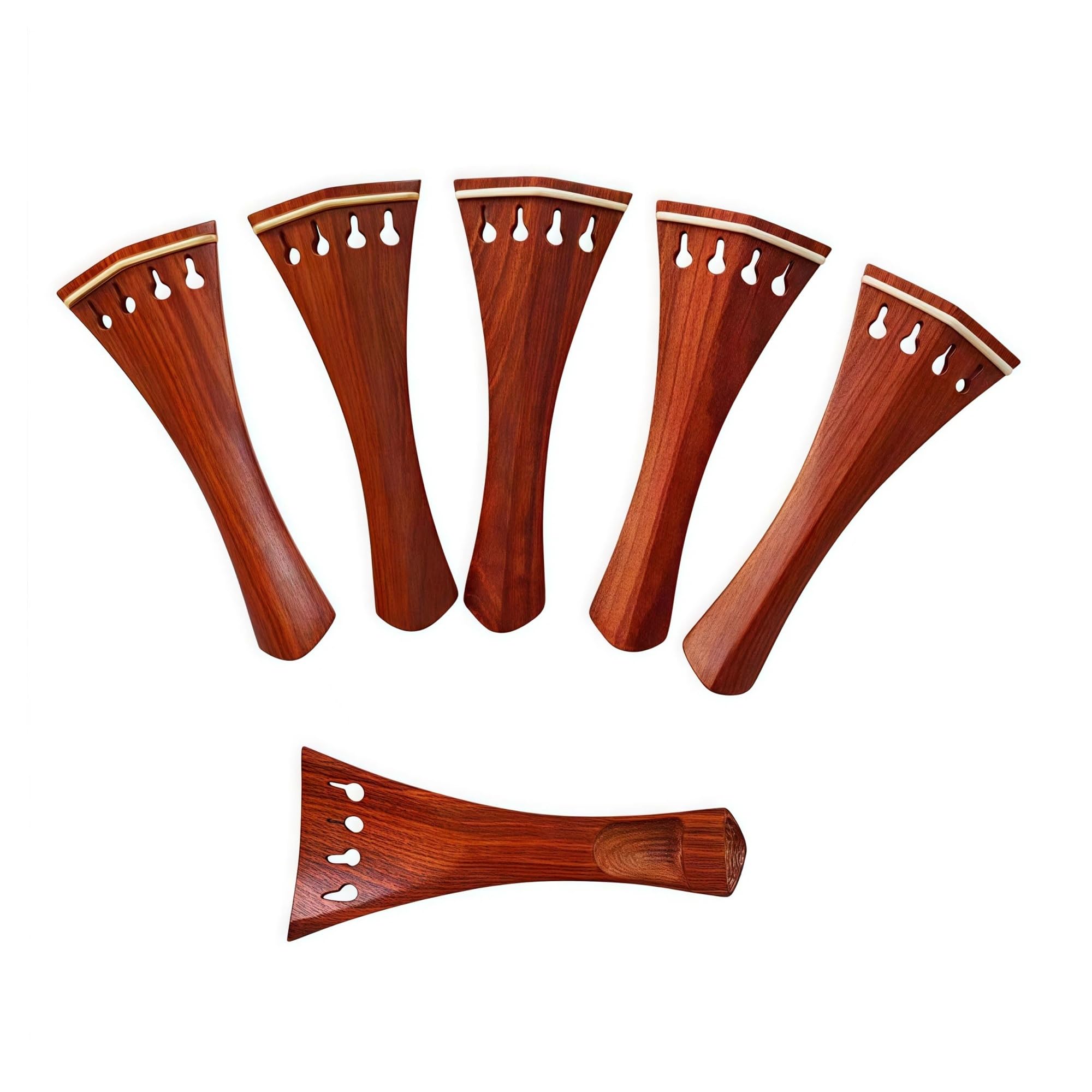 Cordiere for violino in palissandro da 6 pezzi Parti for violino di dimensioni 4/4