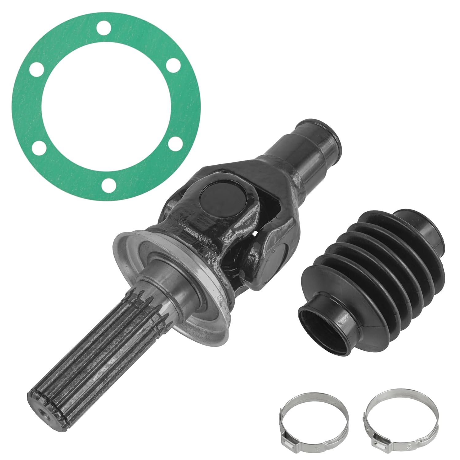 Caltric Rear Axle Drive Shaft Inside and Gasket Compatible with Kawasaki Mule 3010 KAF950 Diesel 2004 2005 2006 2007