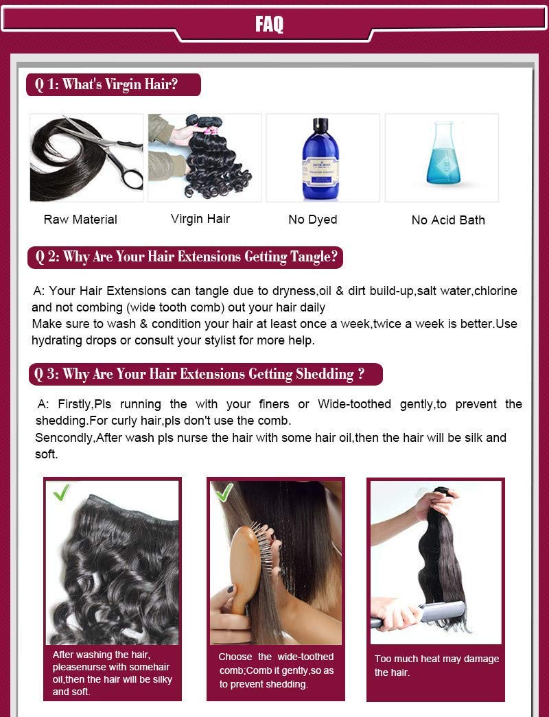 Selina Brazilian Virgin Hair Straight 24Inch (100g/3.52Oz,Natural Black Color) Human Hair Weave 100% Unprocessed Human Hair Bundles Straight Remy Hair Extensions Natural Black (24", Straight)