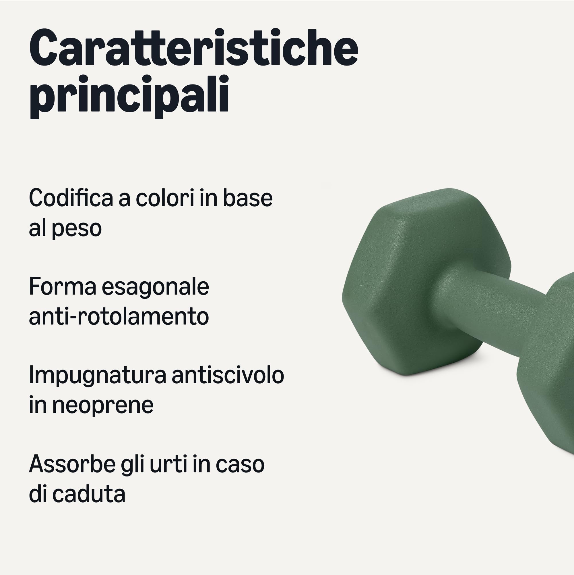 Amazon Basics Coppia di manubri in neoprene