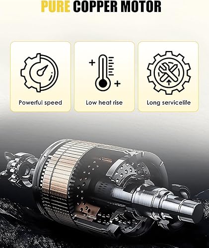 Miniatura 5 de Máquina de coser portátil de bolsas de velocidad y cierre de bolsas, aleación de aluminio de 6.4 libras de tela tejida y no tejida automática y