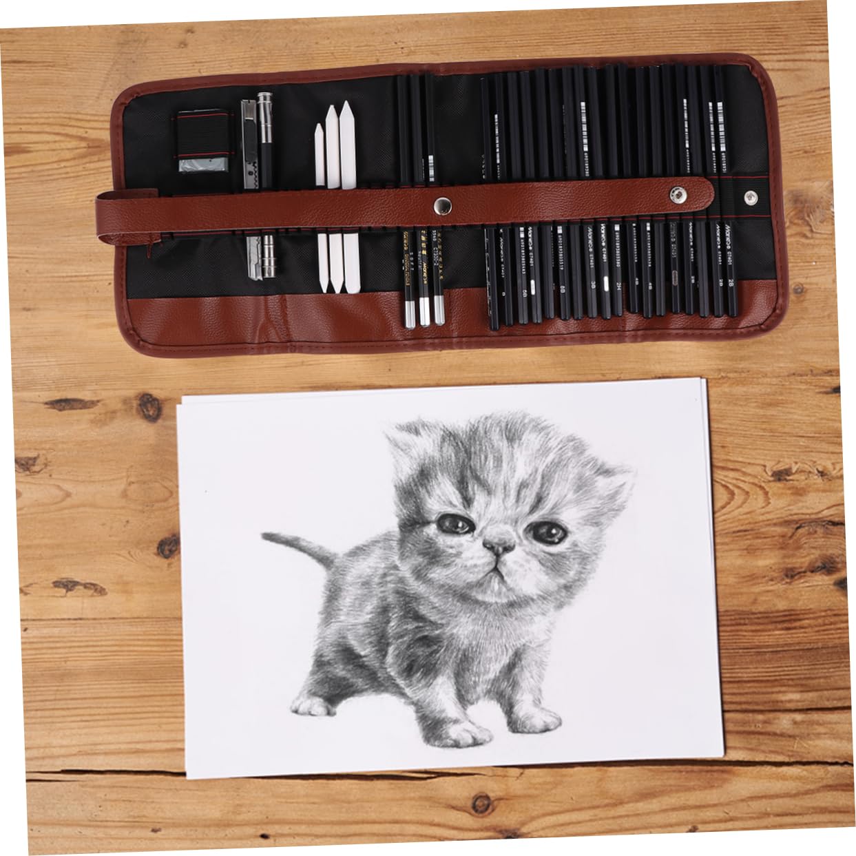 Ensemble de Crayons à Dessin pour Garçons et Filles 29 Pièces