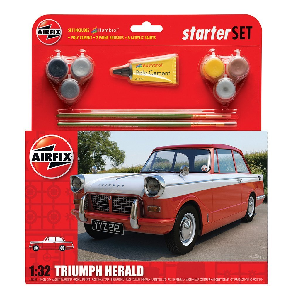 Airfix A55201 1:32 Triumph Herald Scale Classic Car Gift Set Airfix A55201 1:32 Triumph Herald Scale Classic Car Gift Set