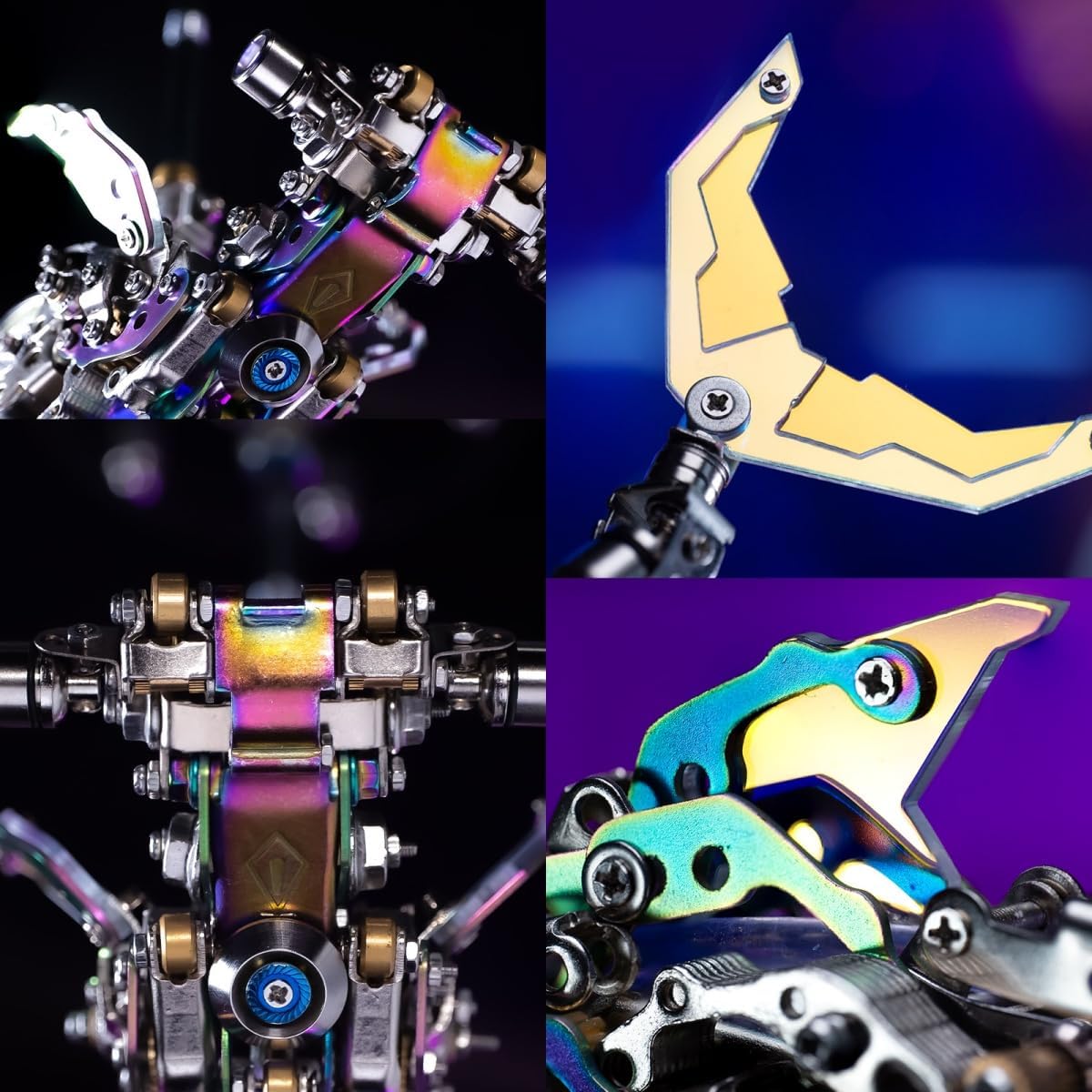 Mostarle Hammerhead Shark 3D Metal Puzzle Kit, DIY 3D Model Mechanical Ocean Monster, Steampunk Building Display Toy for Teens and Adults