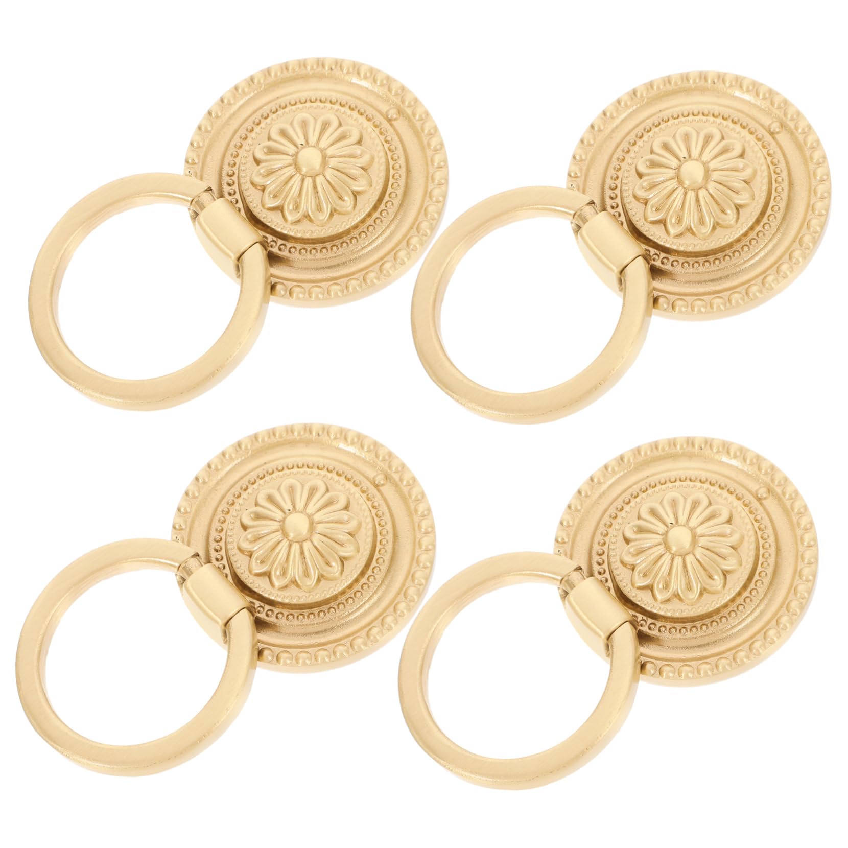 Poignées vintage en fleur SHINEOFI, quincaillerie d'art pour armoire de cuisine