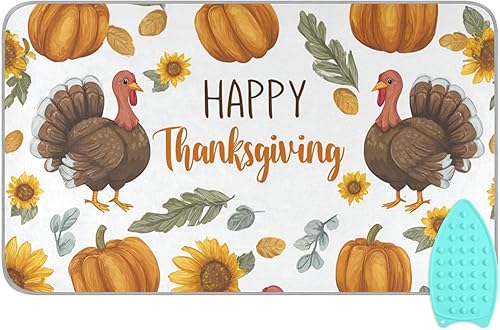 Miniatura 24 de Alfombrilla de planchar y almohadilla magnética resistente al calor, manta de planchado portátil de viaje, fundas para tabla de planchar de 27.6 x