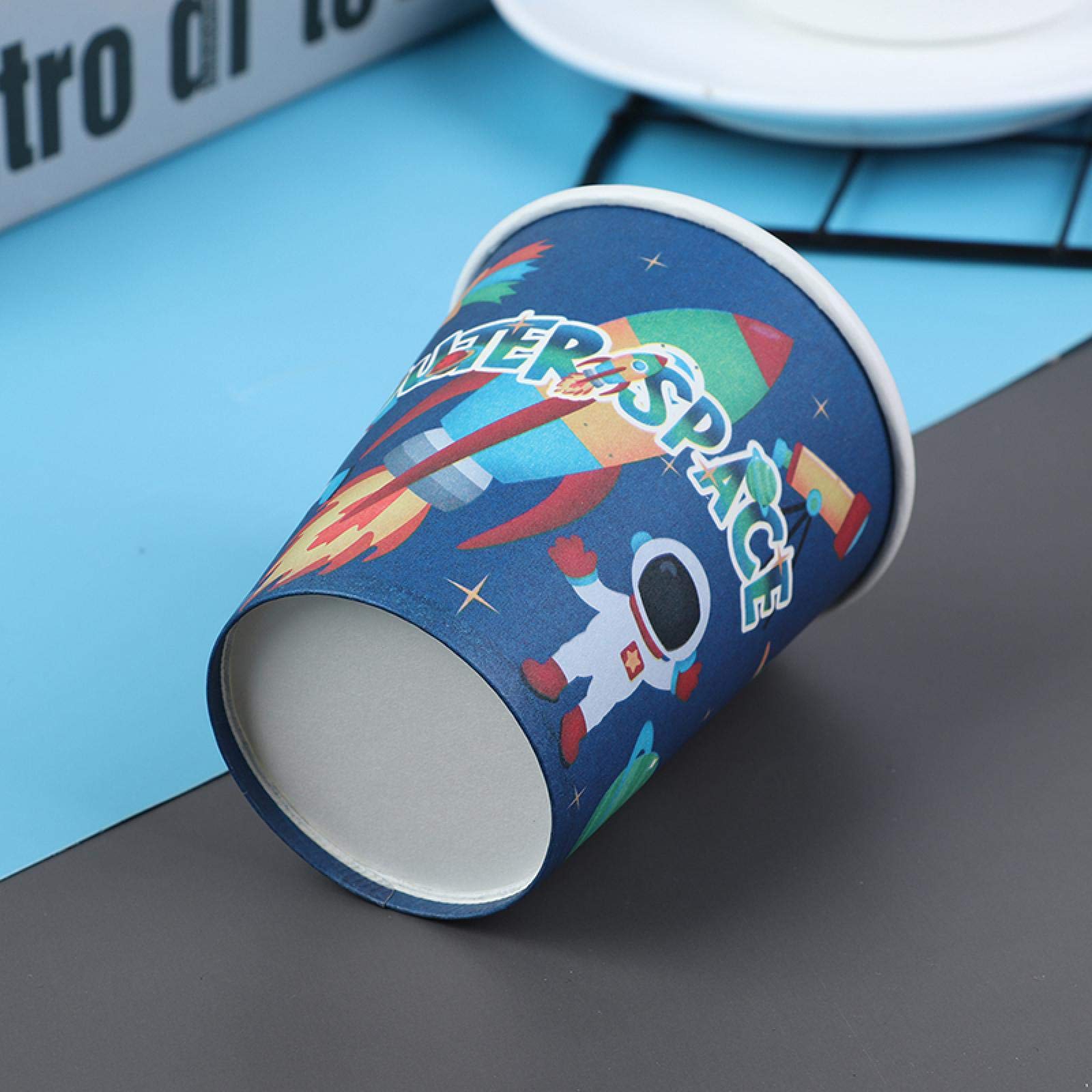 Tazza Da Caffè Blu Mnmale, Bcchere Blu Ndaco N Ceramca, Tazza - Foto 6