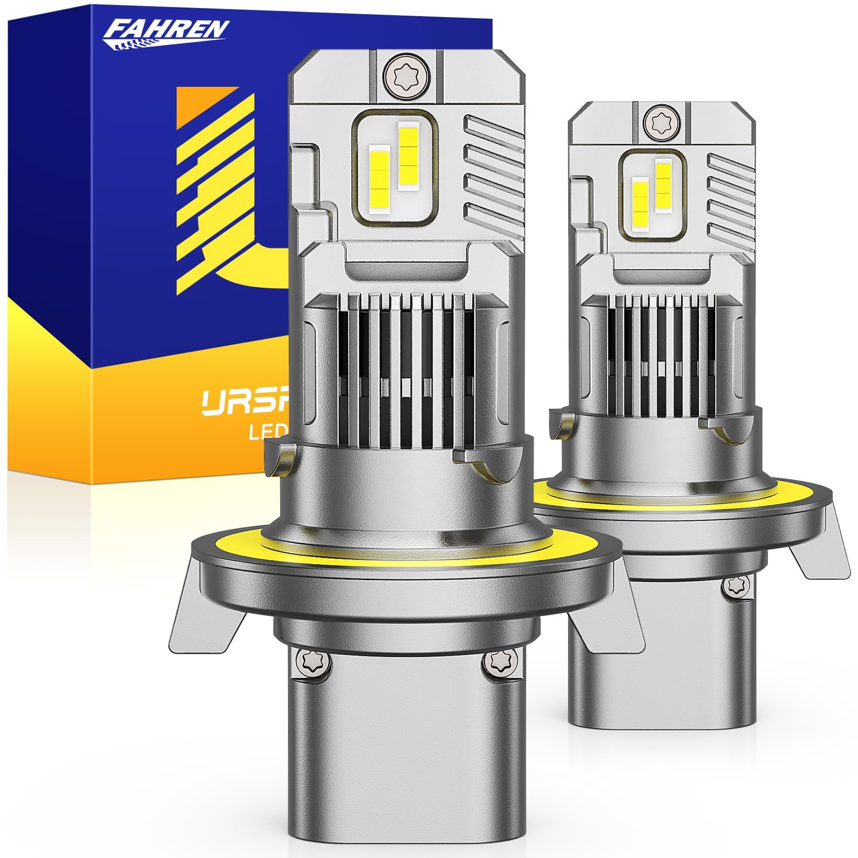 FAHREN 2026 H11 H9 H8 LED Headlight Bulbs, 1000% Super Brightness H11 LED Bulbs, 1:1 Mini Size Plug and Play, 6500K Cool White Halogen Replacement, Pack of 2 — view 16