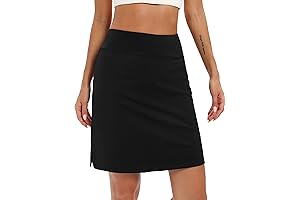 19" Knee-Length Skorts: The Perfect Fusion of Style and Functionality for Women