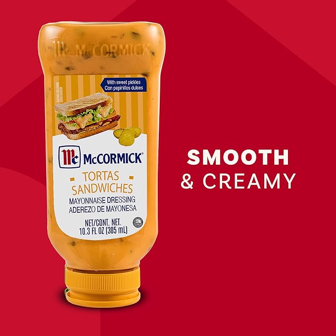 Mayonesa McCormick Dressing para Tortas y Sándwiches, 10.3 fl oz miniatura 3