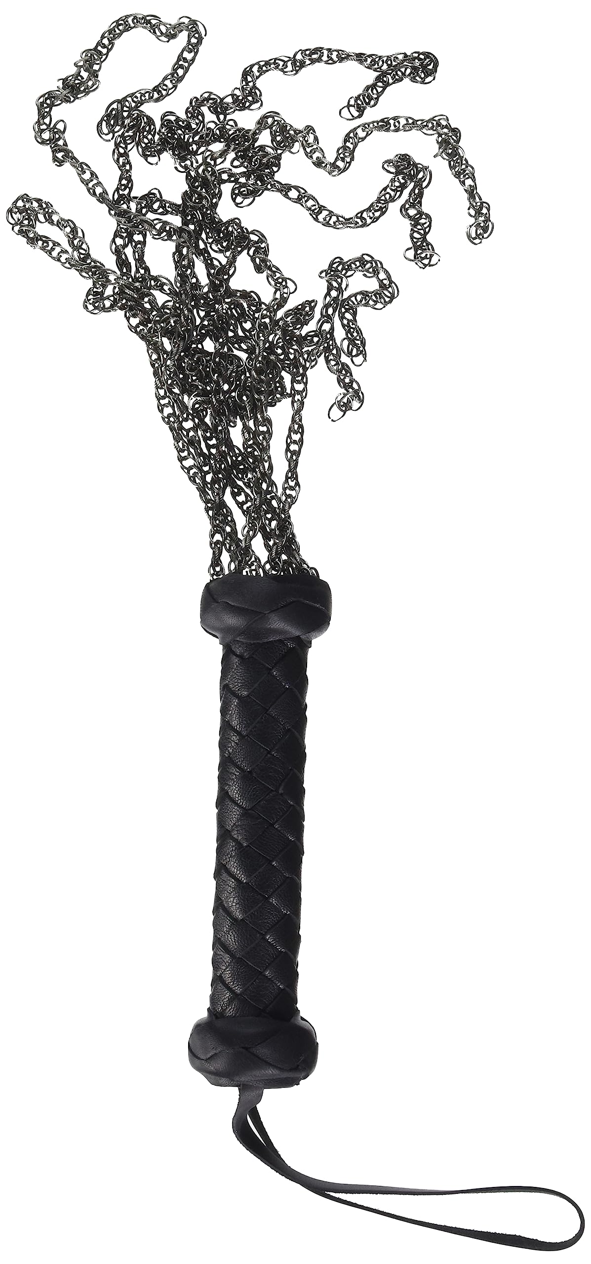 Master Series Fouet avec chaînes Flogger, Noir, Taille Unique Femme