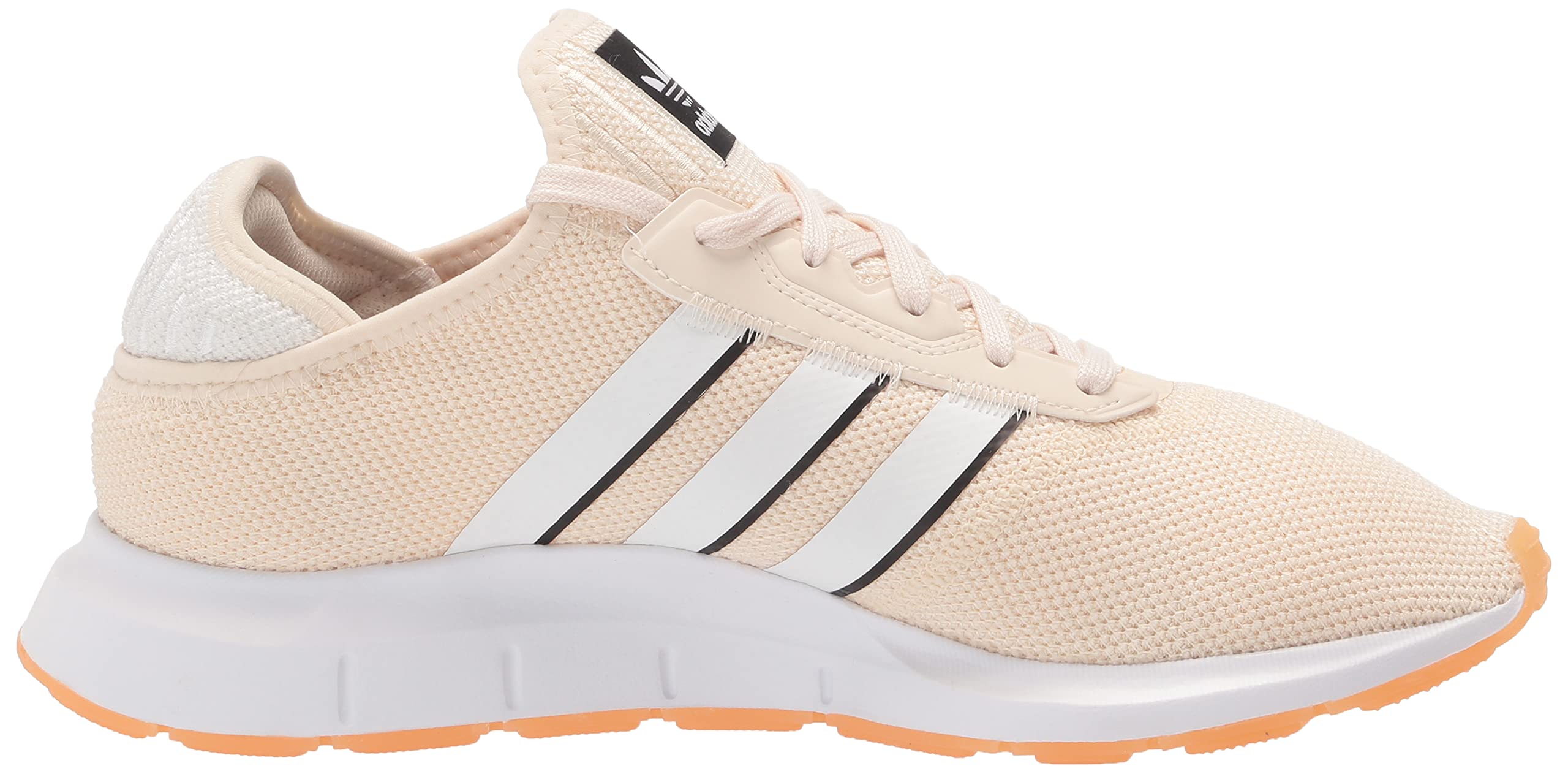 adidas Originals Women's Swift Run Sneaker, Wonder White/White/Black, 11