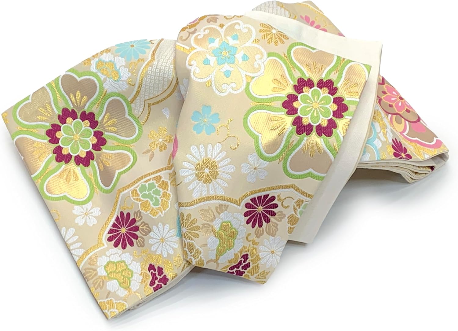 京都室町st．] 袋帯 振袖用 帯 成人式 日本製 六通柄 華やかな柄の袋帯