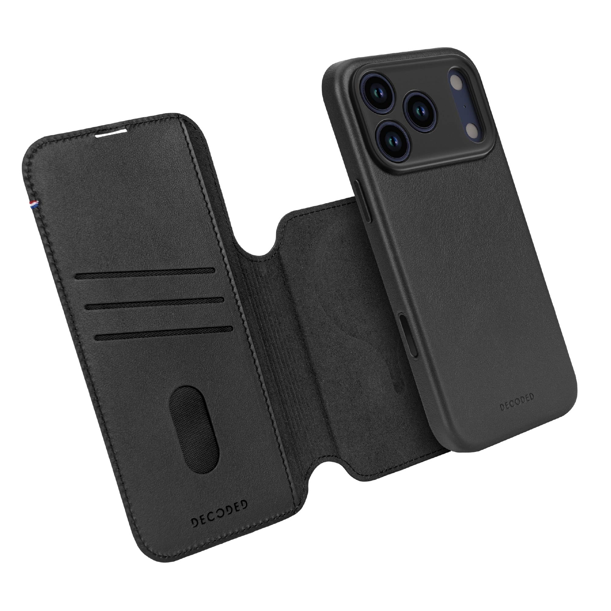 DECODED Pelle Detachable Walles iPhone 17 Series, Nero, iPhone 17 Pro Max