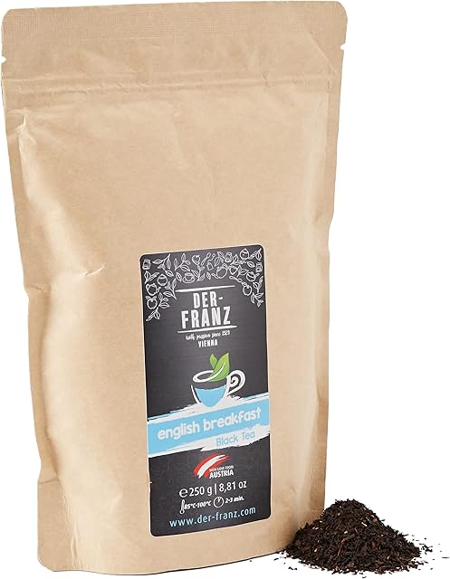 Der-Franz - Black Tea "English Breakfast" in Whole Leaves, 250 g
