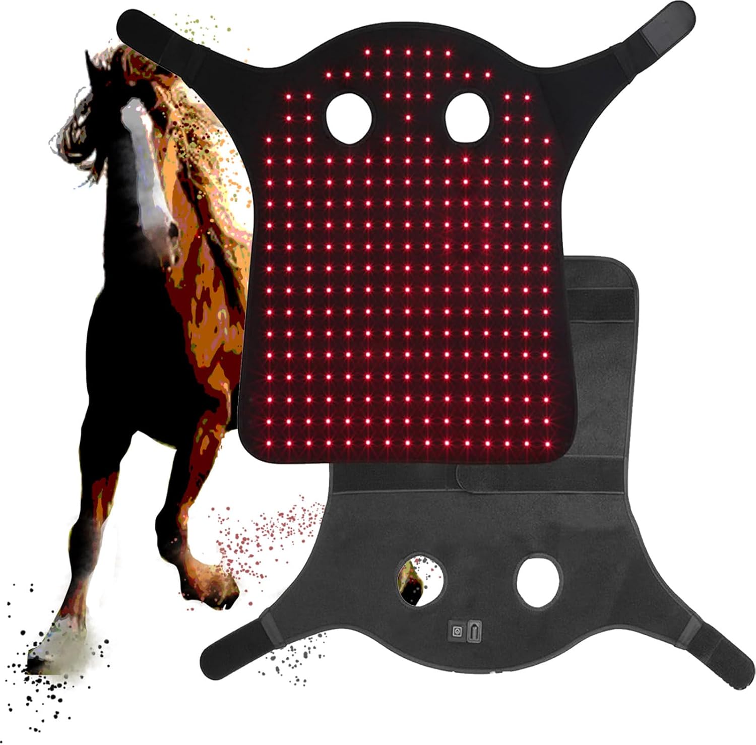 Horse Red Light Therapy Equipment,Wearable Red Light Therapy Belts,Relaxation of Pet Horse Muscles, Recovery of Wounds and Fractures On The Horse's HIPS, Abdomen, Back, Legs