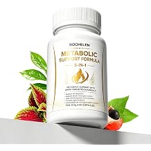 5-in-1 Thermogenic Fat Burner for Weight Loss & Belly Fat, 60 Caps