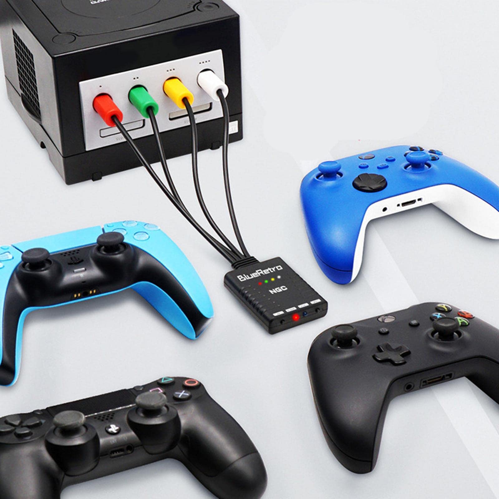 ZEZEFUFU Adaptateur de manette de jeu sans fil pour console NGC GameCube