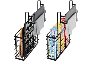 2 Pack Cabinet Door Organizer: Maximize Kitchen Space