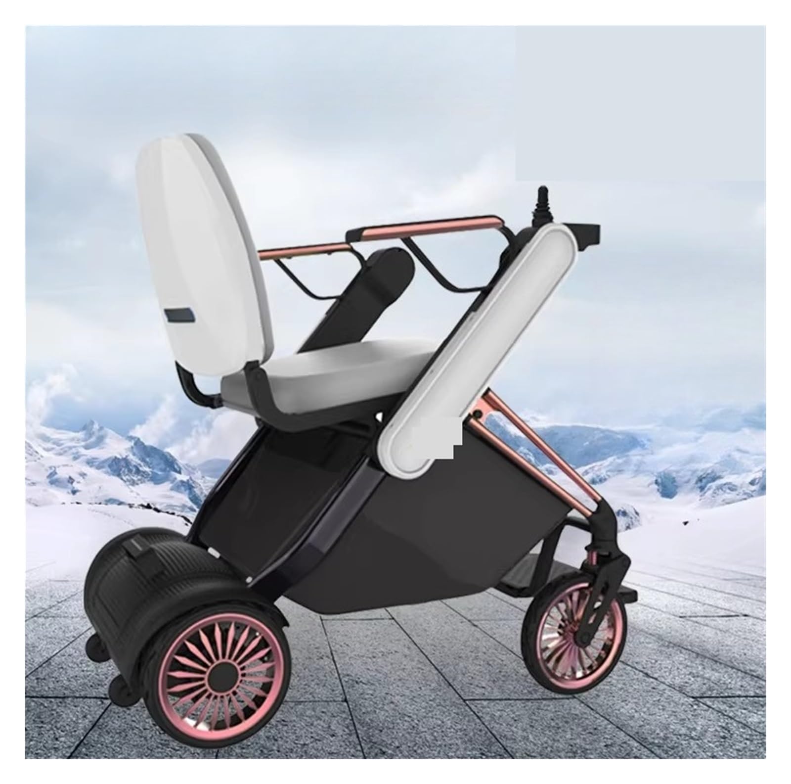Sedia A Rotelle Elettrica Pieghevole, Leggera, Intelligente, Automatica, Disabile, Speciale For Gli Anziani, A A Quattro Ruote, Con Scooter Mobilità Confortevole Fluida(20ah21km)