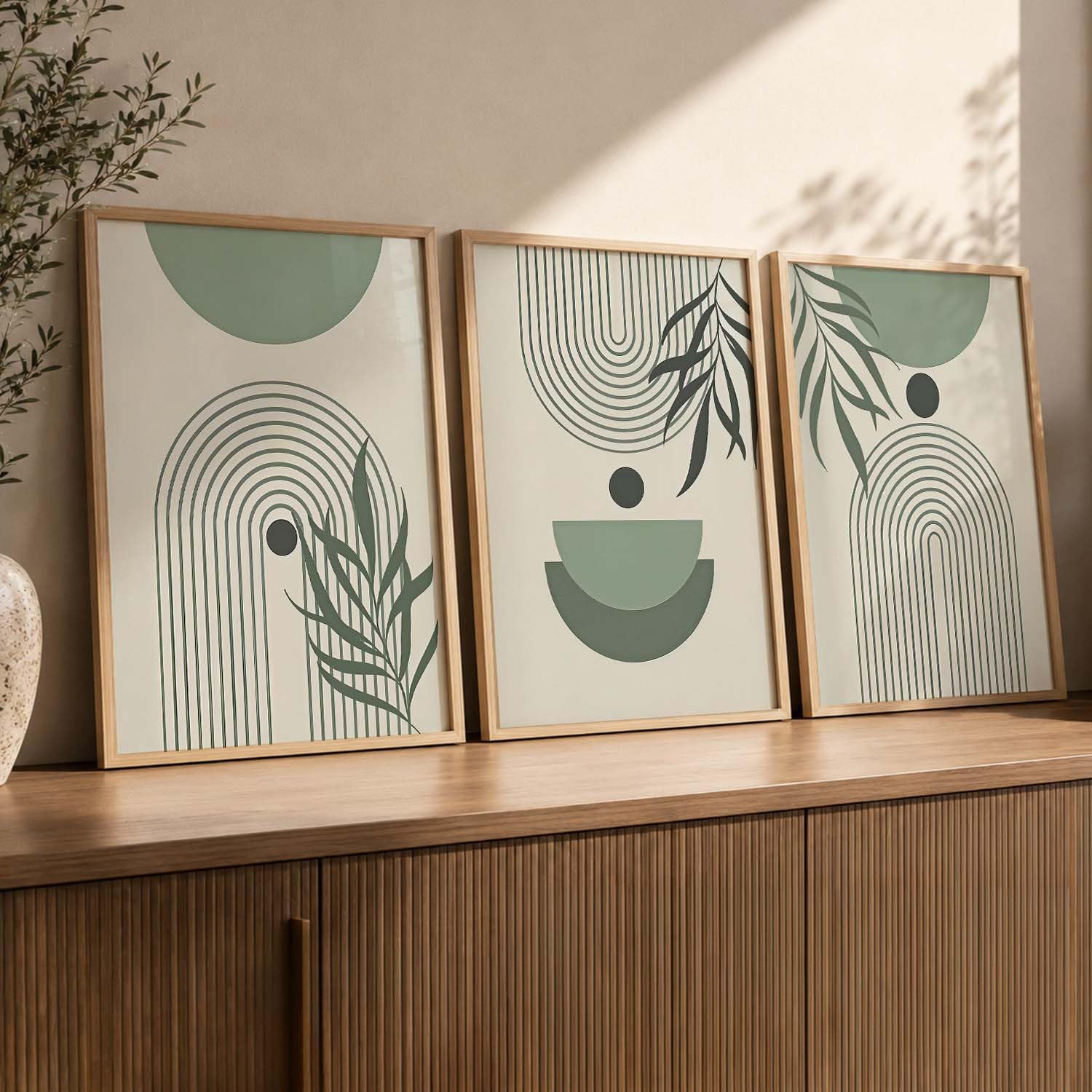 BOHO Wall Art Set - Maximalist Prints with Frame -19 BOHO Wall Art Set - Maximalist Prints with Frame -19