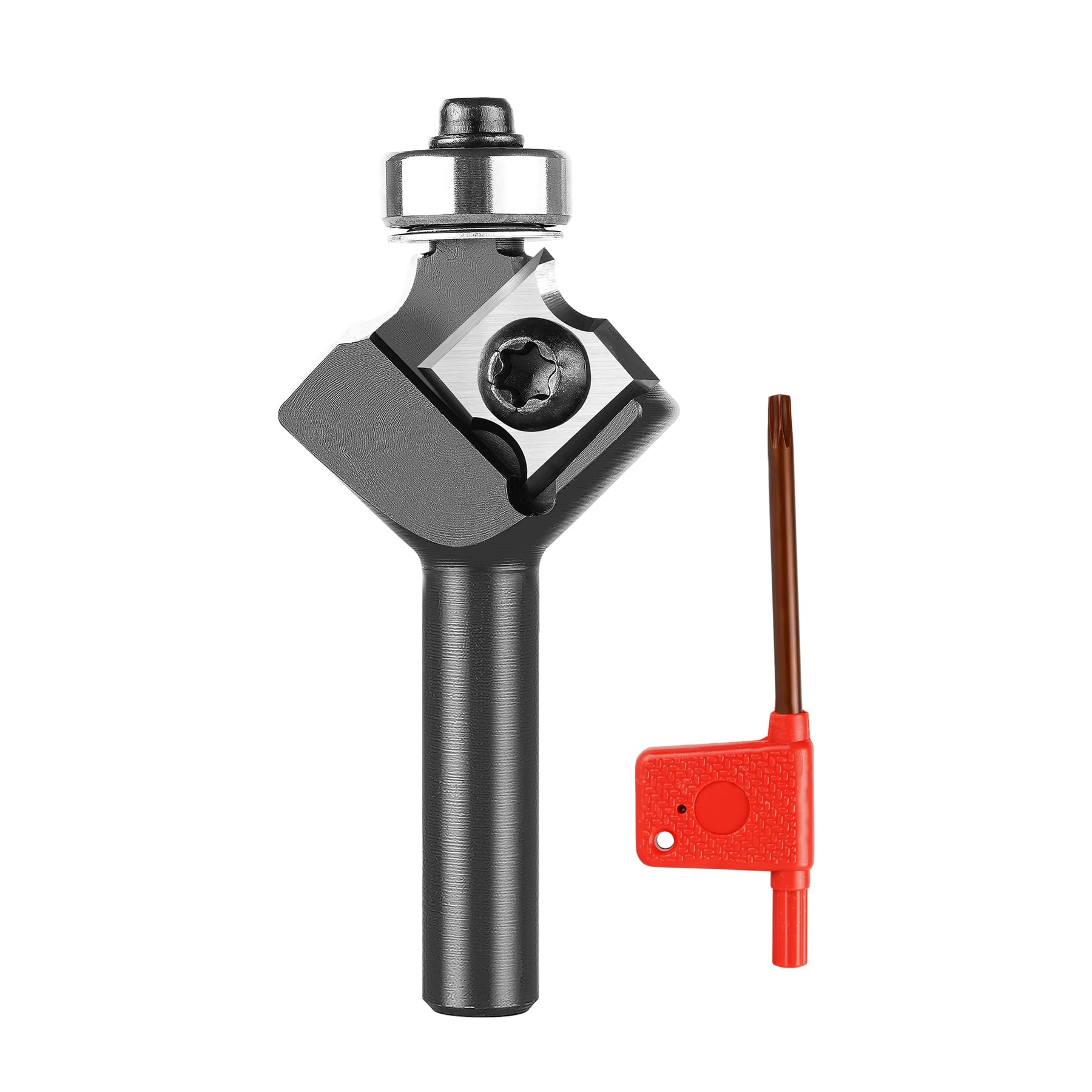 Fresa Per Legno Con Cuscinetto A Sfera - 8mm, Angolo 45°, Per Smussatura E Arrotondamento Bordi - Foto 4