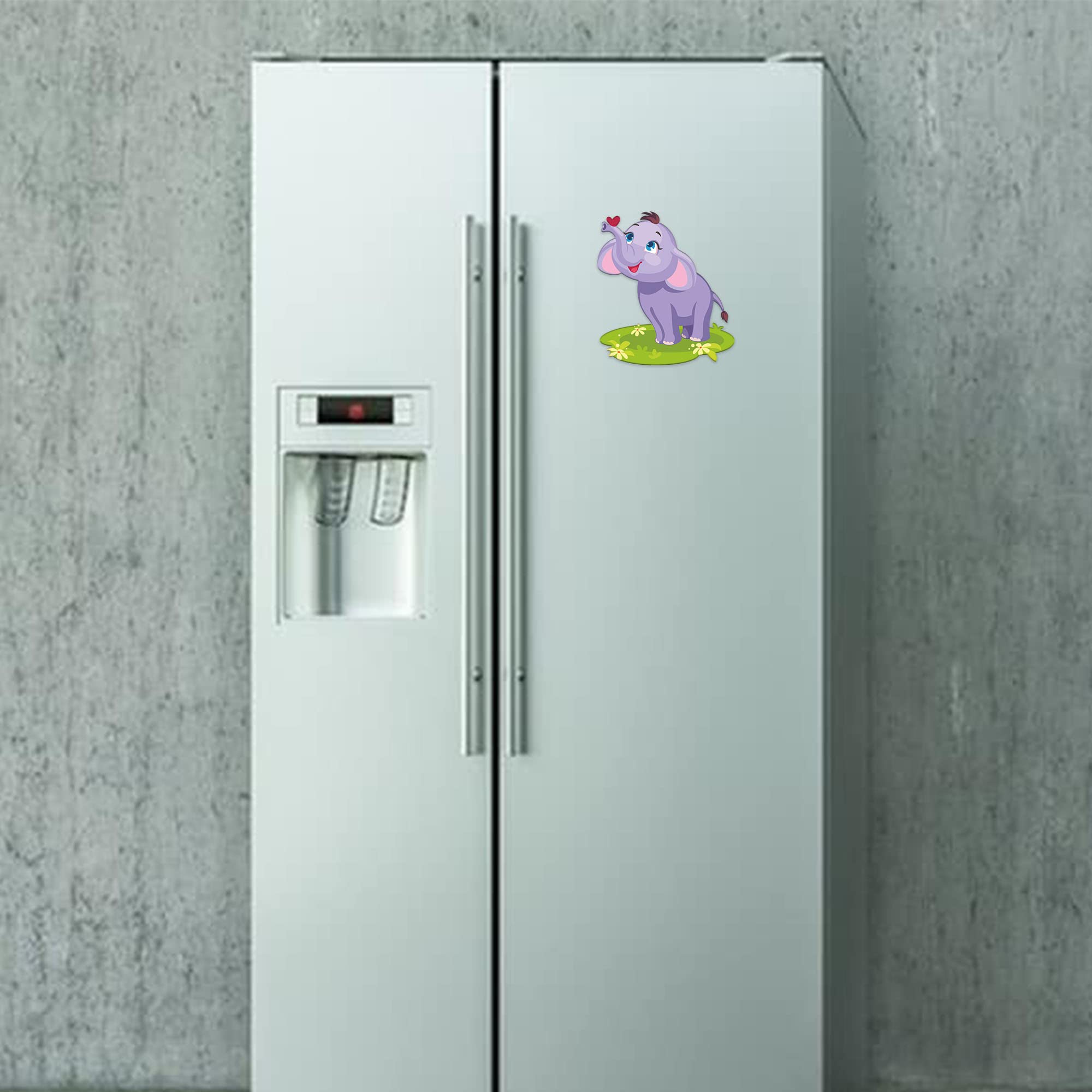 Artvibes Fridge Magnet Cute Jumbo Elephant Decorative Magnet for Refrigerator|Almirah|Washing Machine(RM_7016) 1