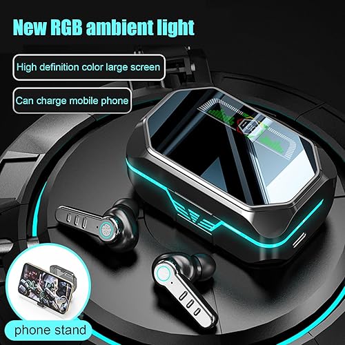 Miniatura 2 de Auriculares Bluetooth inalámbricos, capacidad de batería integrada de 600 mAh con 95 horas de tiempo de funcionamiento, auriculares deportivos,