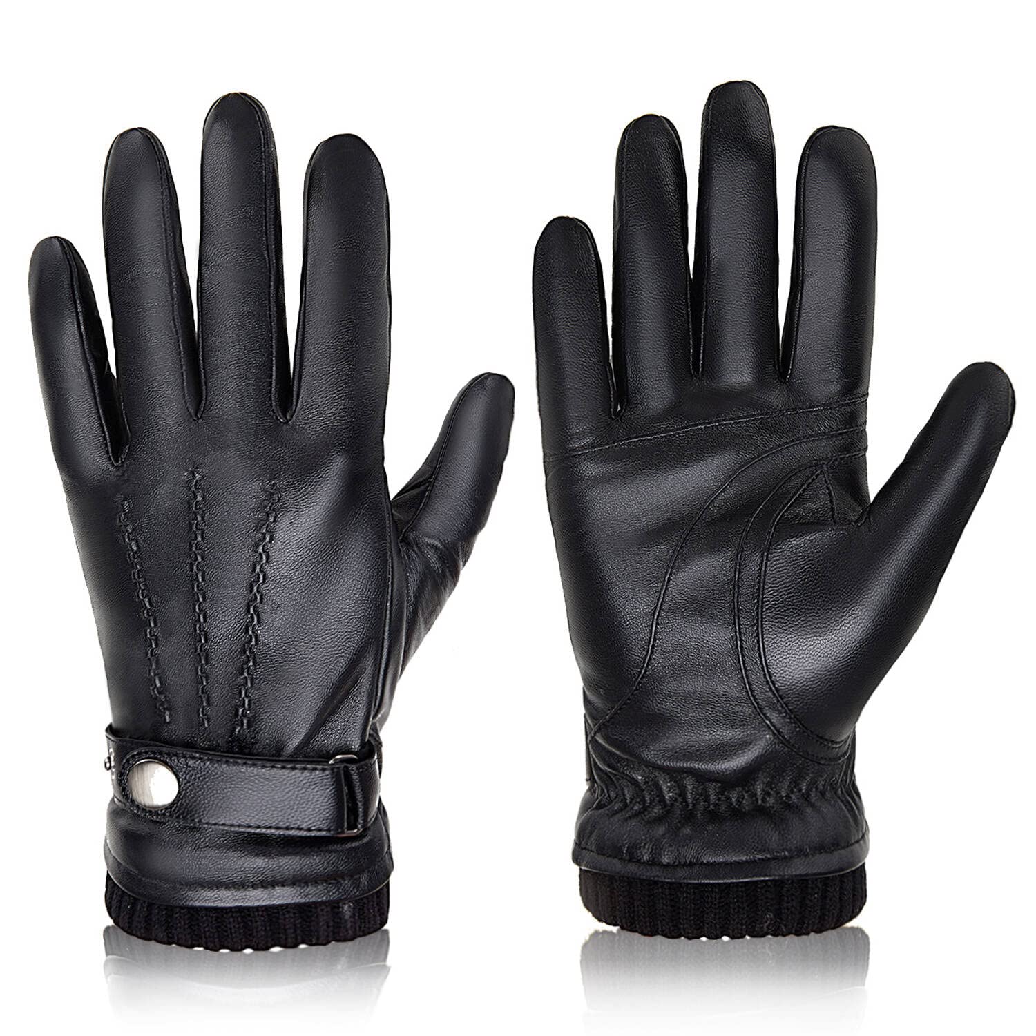 BISON DENIM Winter Sheepskin Gloves