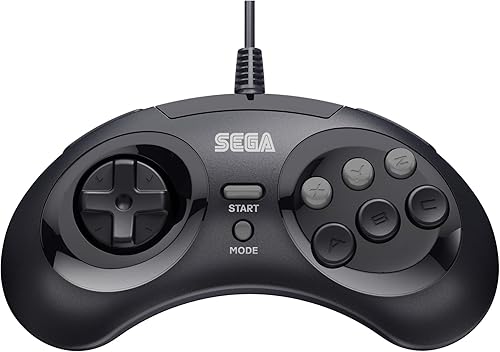 Miniatura 2 de Retro-Bit Controlador USB oficial Sega Genesis 8 botones Arcade Pad para Sega Genesis Mini, SwitchSwitch 2, PC, Mac, Steam, RetroPie, Raspberry Pi -