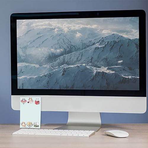 Miniatura 4 de Lindas notas adhesivas de gato kawaii Cuaderno de notas de humor de gato, tarjeta para regalo para amantes de los gatos, 50 páginas de 4 x 6