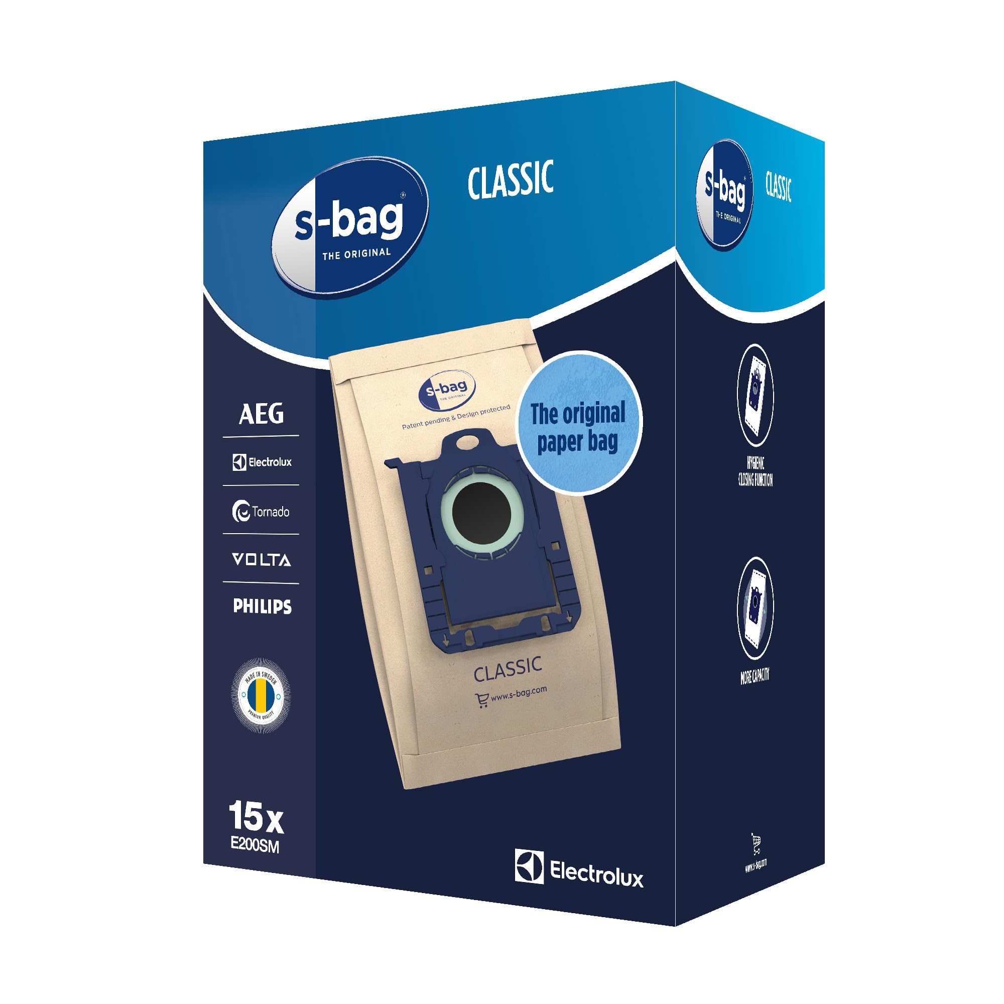 10 Sacchetti Per Aspirapolvere AEG-Electrolux Classic Silence