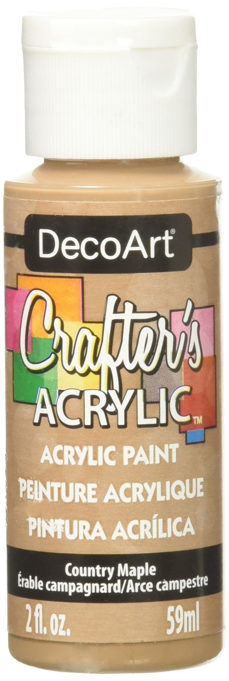 DecoArt 59 ml Crafters Acrylic, Country Maple