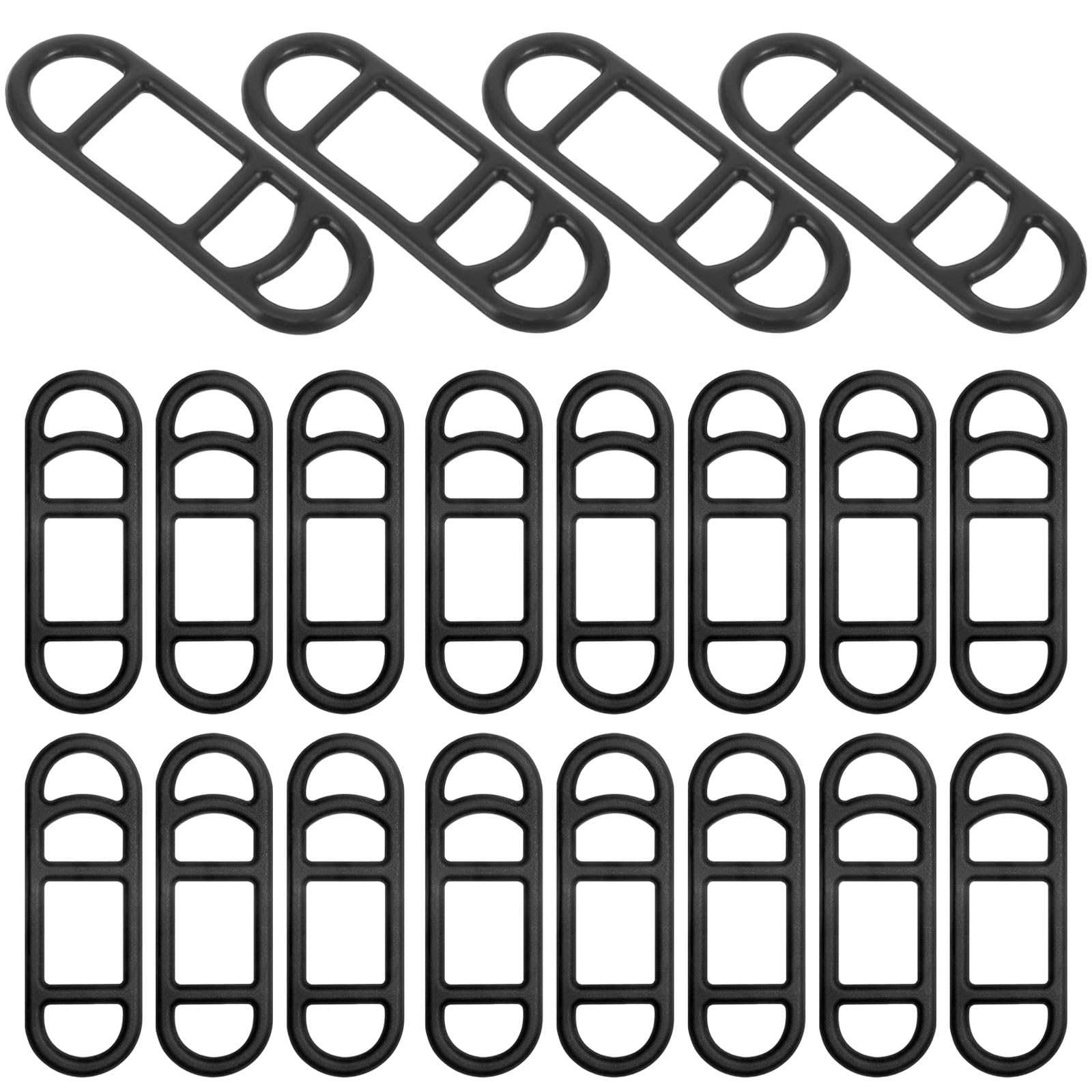 AIWXEEU 20 Pcs Bicycle Light Silicone Straps, Bike Rubber Light Strap, Cycle Lights Replacement Mount, Bike Lights Silicone Bands, Cycling Accessories for Road Mountain Cycle