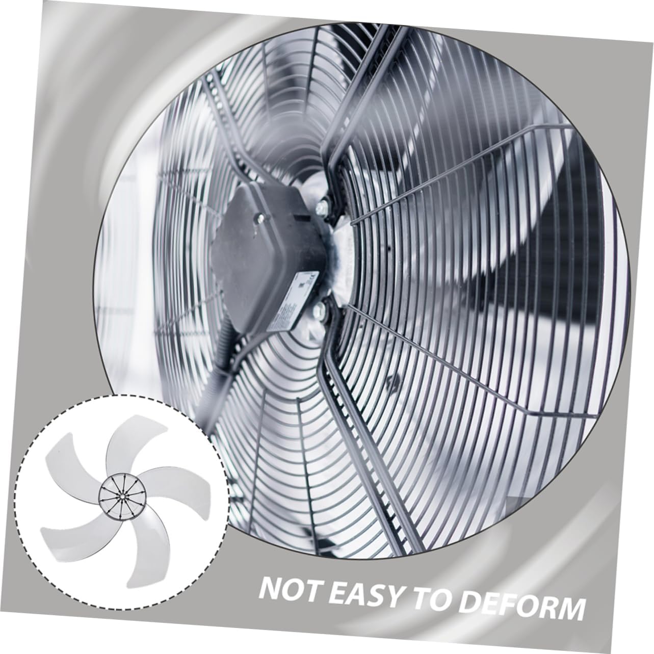 2pcs Replacement Plastic Fan Blades for Standing Pedestal Fans Durable Leaf Design Easy to Install Transparent Blades