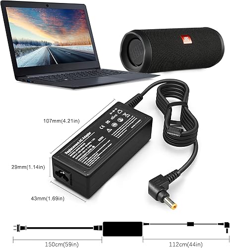 Miniatura 5 de Cargador de 19 V CACC para JBL Xtreme 2 Compatible con JBL Boombox, Xtreme, altavoz inalámbrico portátil extremo, Bluetooth impermeable, adaptador