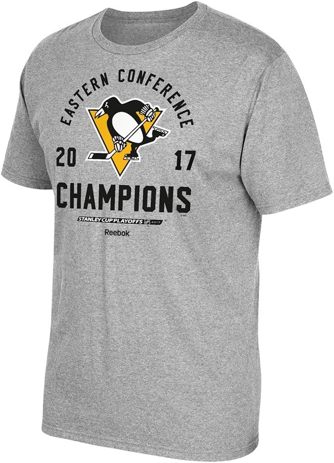 Amazon Com Adidas Pittsburgh Penguins 17 Stanley Cup Eastern Conference Champions T Shirt Men S Sports Outdoors