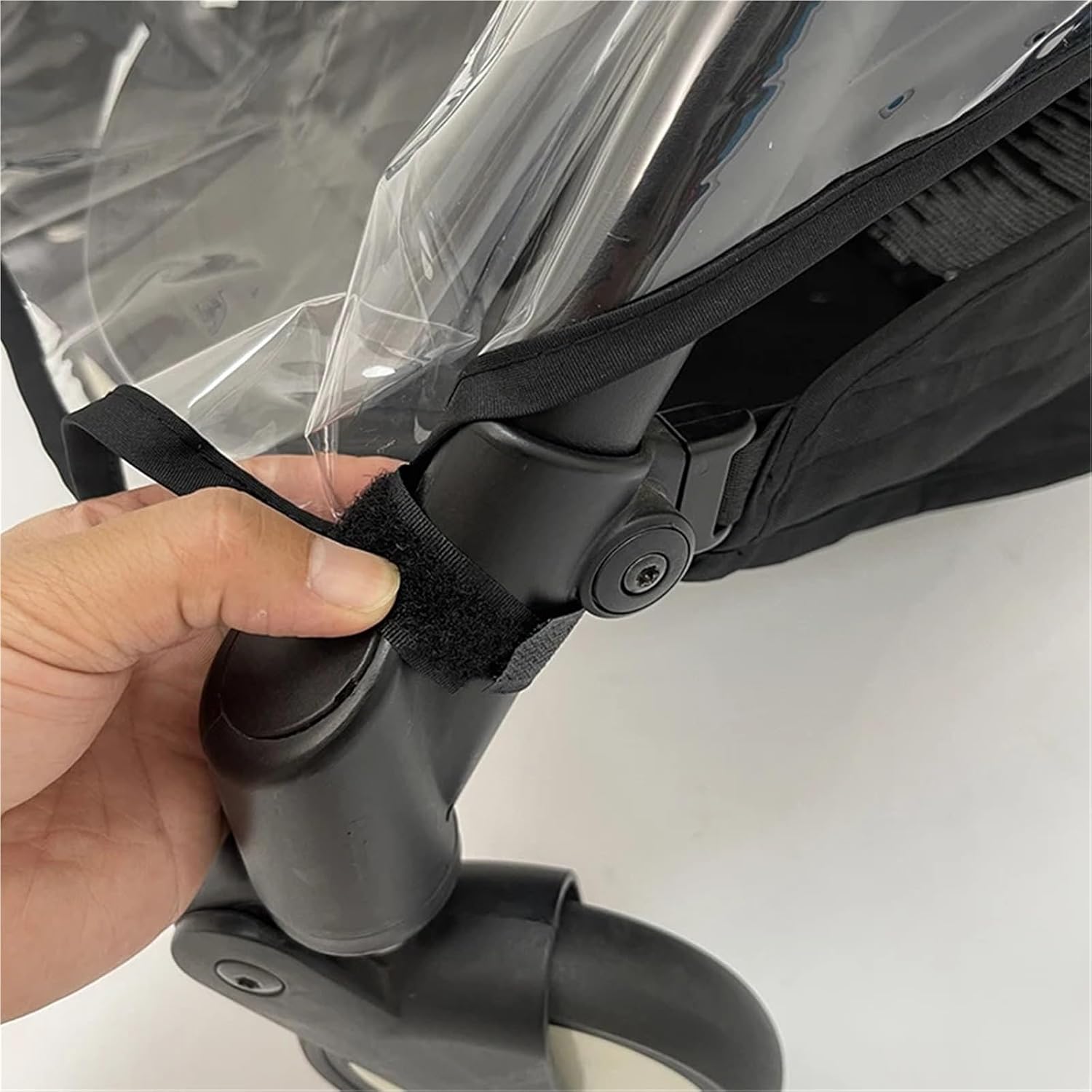 Clear Stroller Rain Cover for Travel Strollers Stroller Rain Cover Safety EVA Fit YOYO/YOYO2/Yoya Baby Carrige Rain Coat Univerisal Wind Dust Proof Stroller Accessories