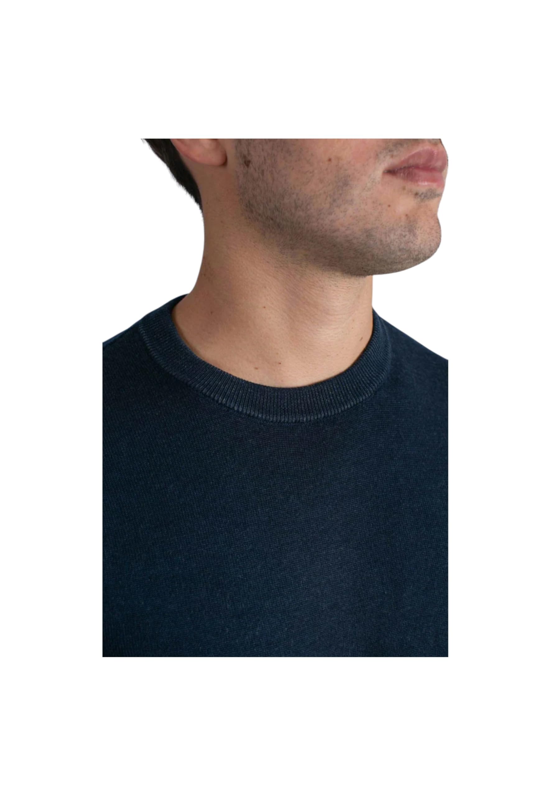Saint Barth Mc2 Uomo Maglione A Girocollo Lana Merino REGE001