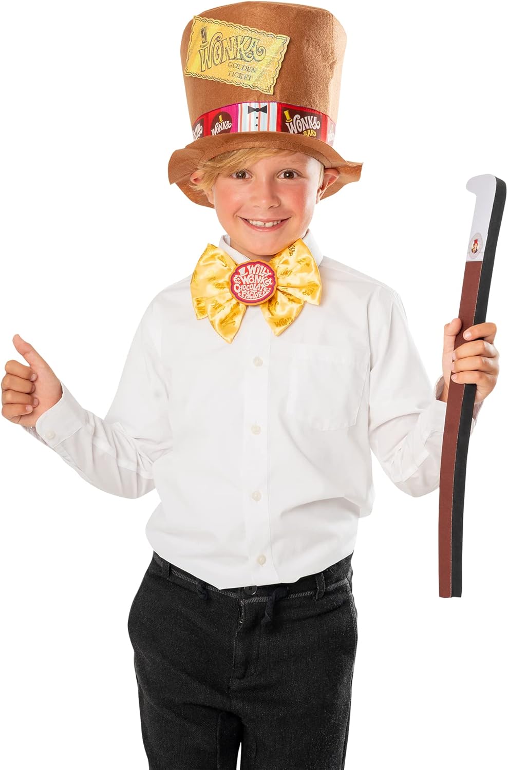 Rubies 301715NS Willy Wonka Child Accessory Set, Boys, Girls, Multicolour Halloween Halloween