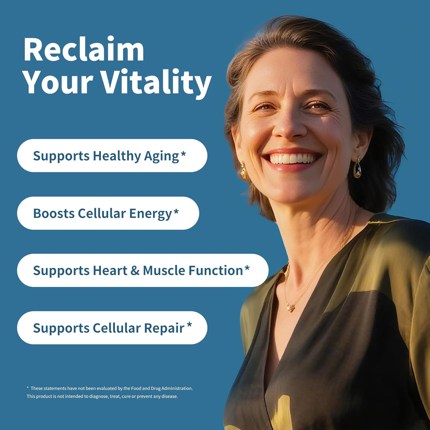 NAD Supplement 11-in-1 Extra Strength – Liposomal NAD with Resveratrol, CoQ10, Urolithin A, ALA & Turmeric – Supports Anti-Aging, Cellular Repair, Energy & Focus – for Women & Men – 60 Capsules - Image 2