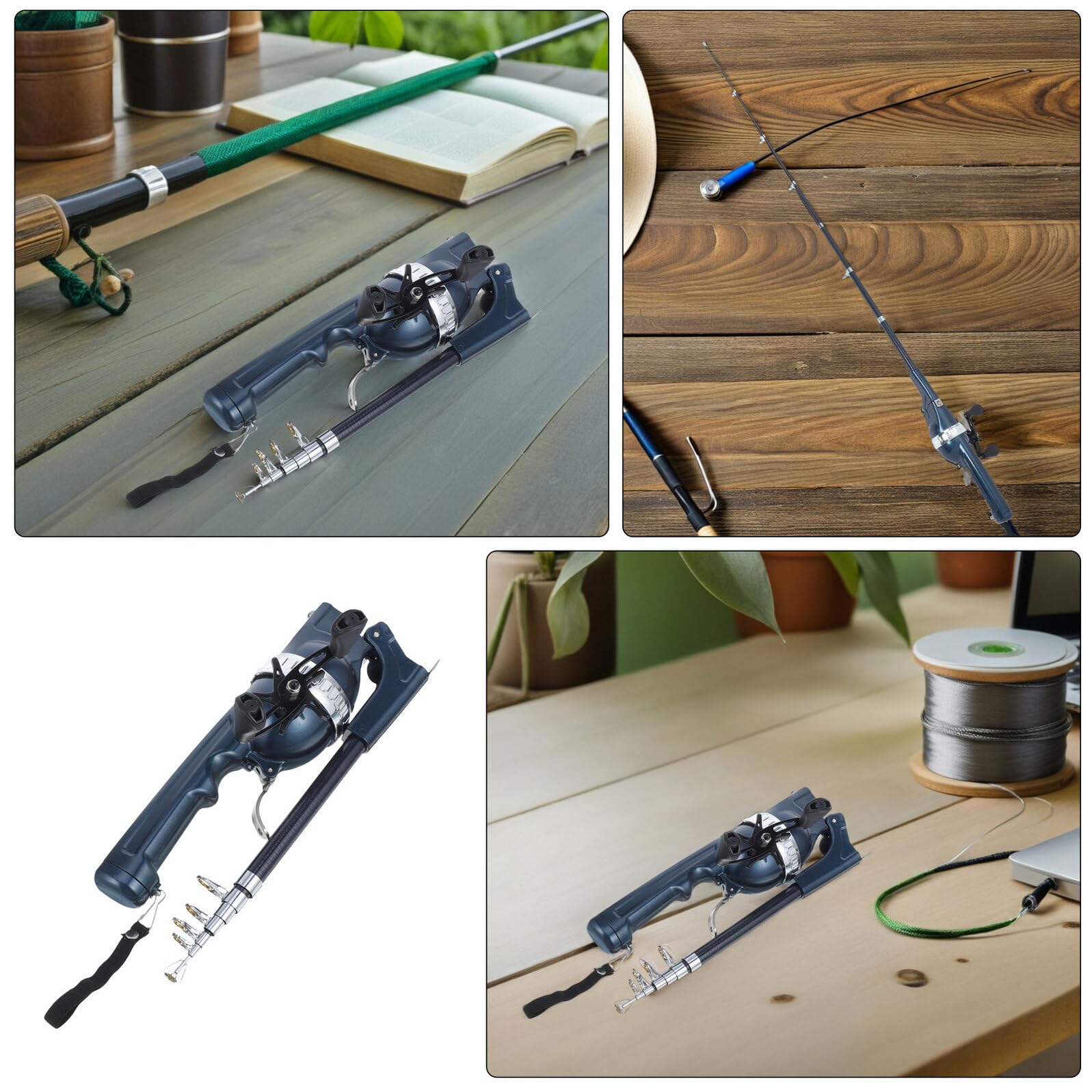 TOYANDONA Canne à Pêche Télescopique Pliable 2 Pièces 131 M Résistante à la Corrosion pour Surfcasting en Mer et Eau Douce Matériel de Pêche Portable Voyage Randonnée Débutants