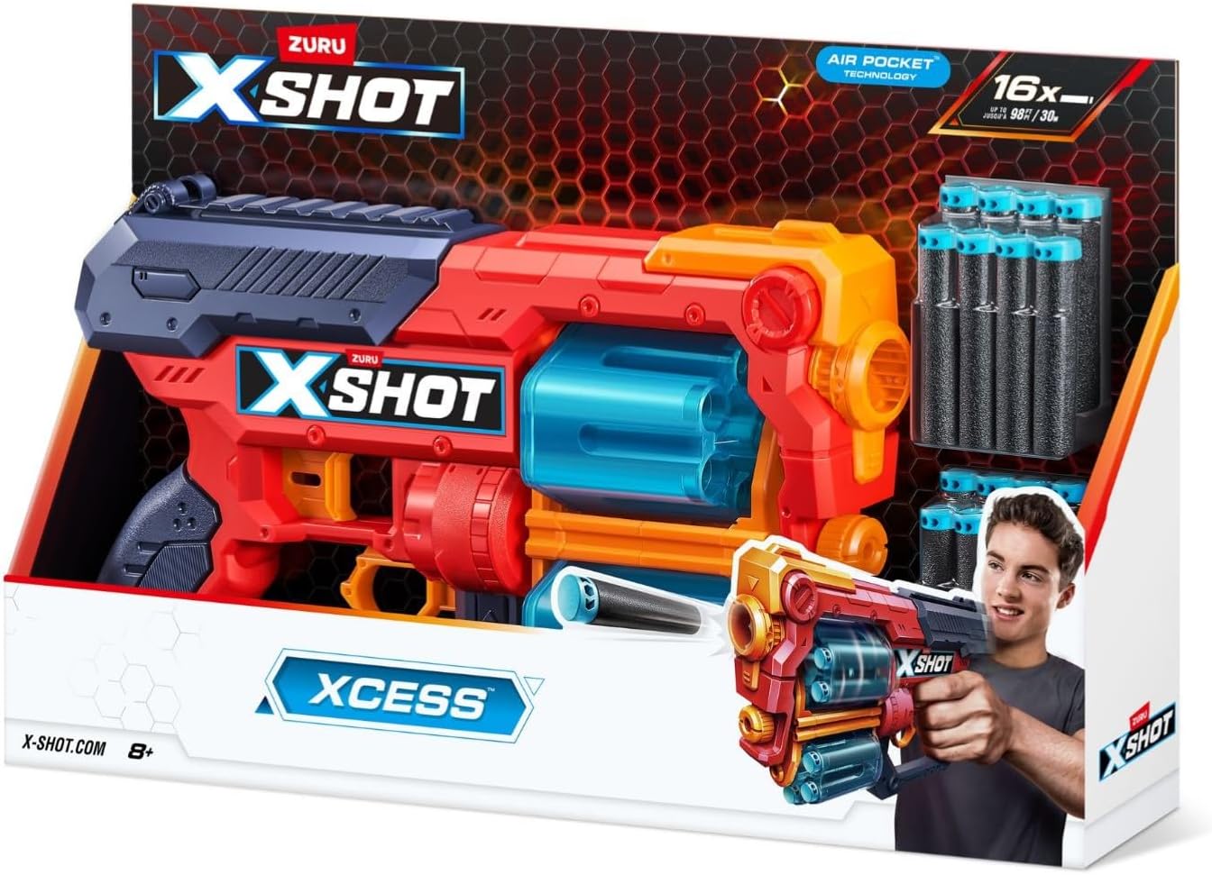 Excel Xcess Foam Dart Blaster (16 Darts)
