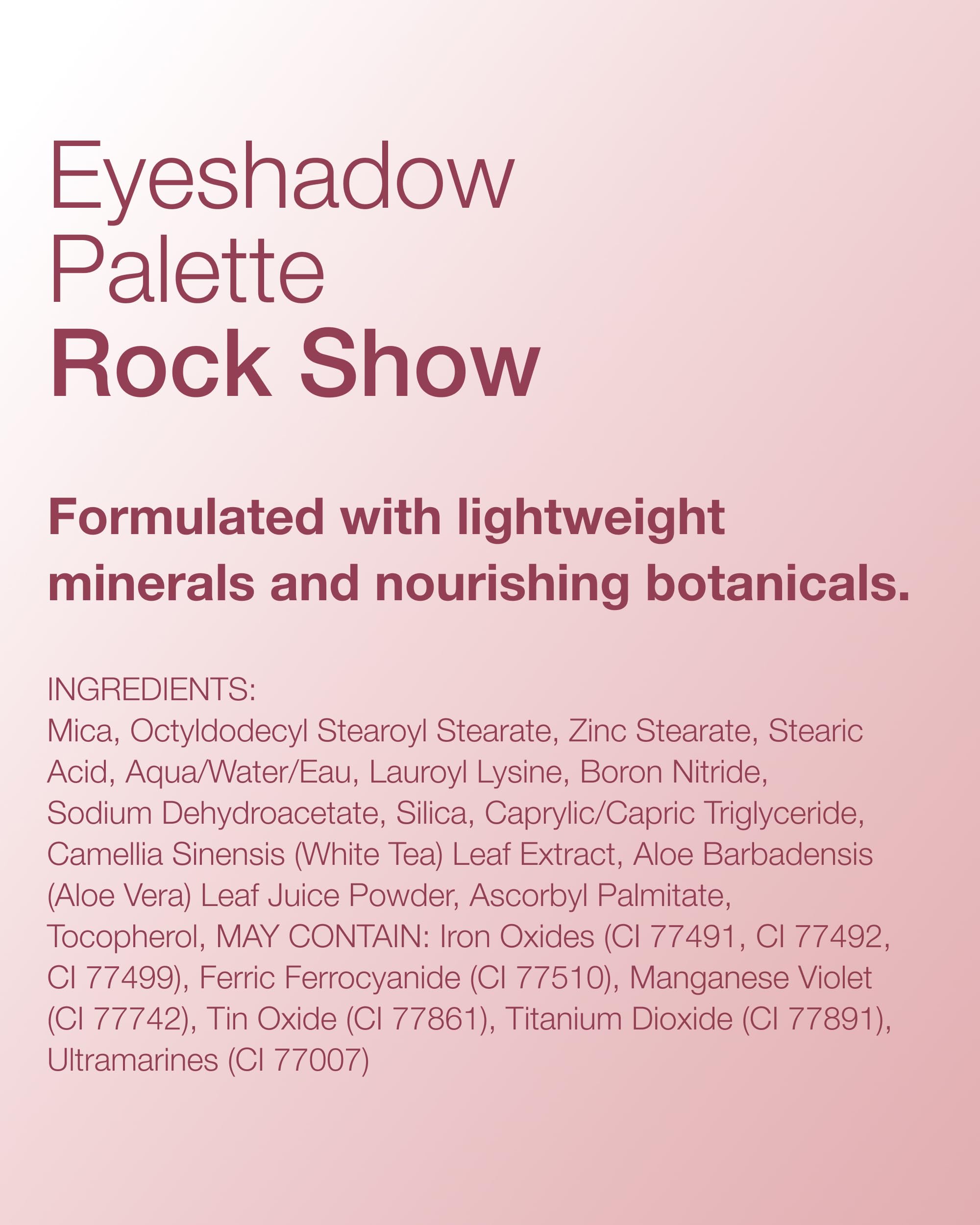 Paleta mineralna Fusion Eye Shadow - Rock for Women 0,25 oz cień oka (wysuwana)