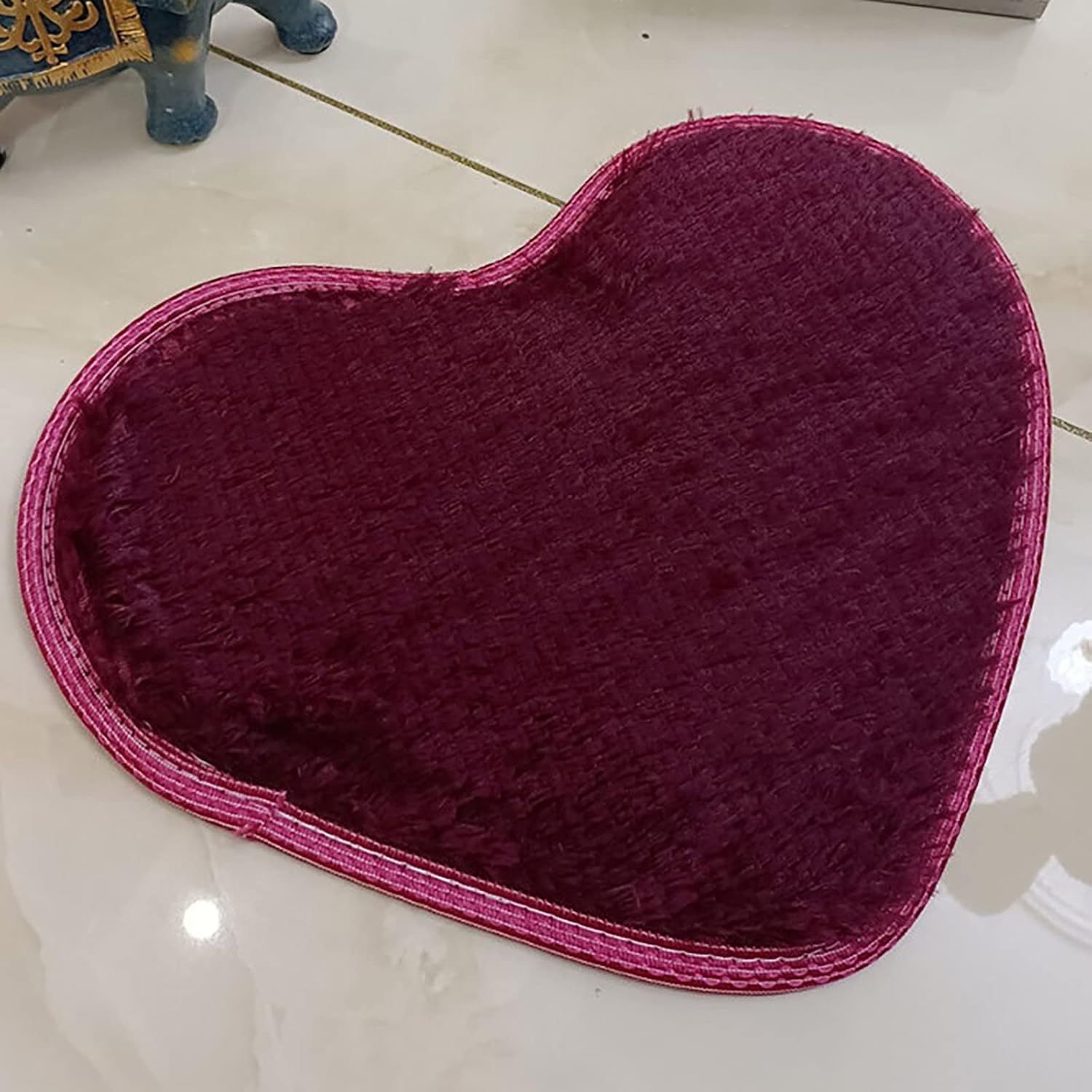 Bathroom Bath Rug Mat Comfortable Soft Instant Absorbent Bathroom Non-Slip Bathhub Rugs Quick Dry Machine Washable Ideal for