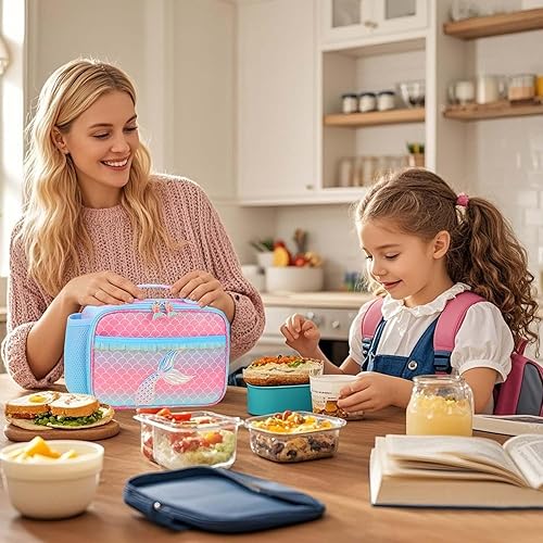 Miniatura 192 de RHCPFOVR Kids Lunch Bag - Insulated Lunch Box for Boys Girls,Washable Lunch Bag and Reusable Toddler Leak-proof Lunchbox for School and Daycare