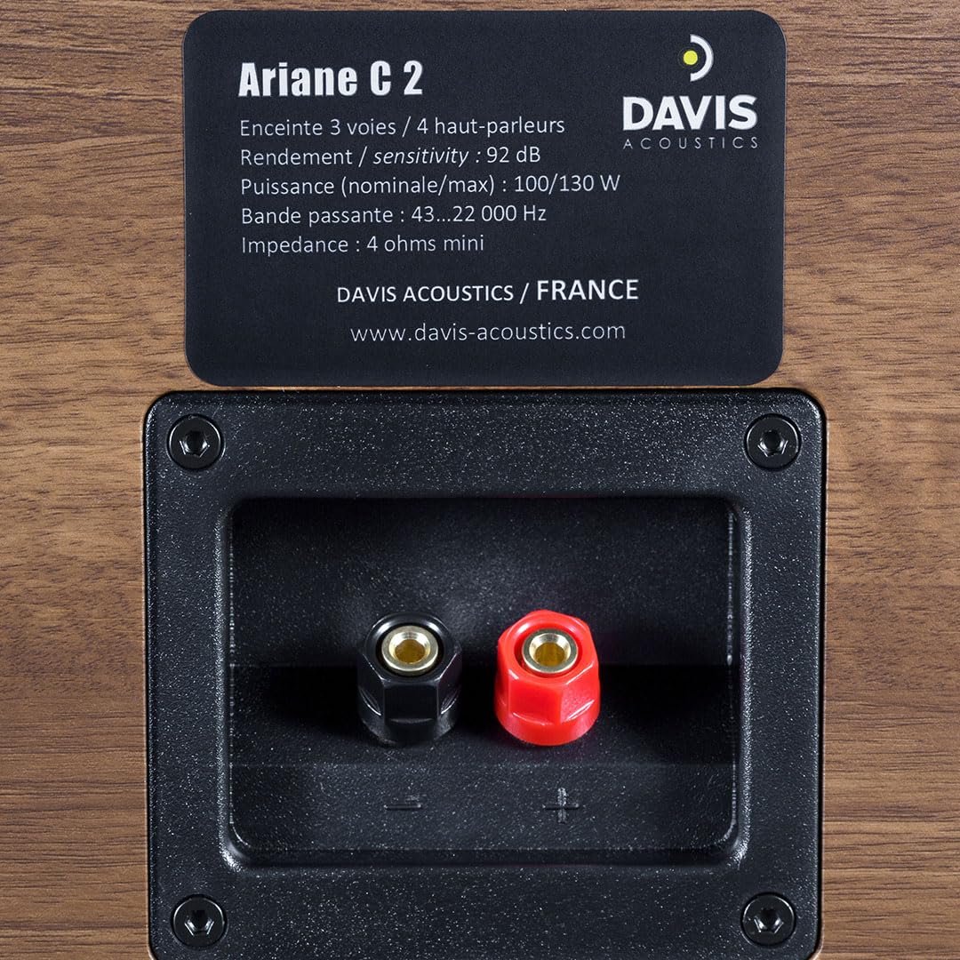 Davis Acoustics Ariane C2 Orzech włoski (Walnut) - Centralny 3-drożny/4 głośniki